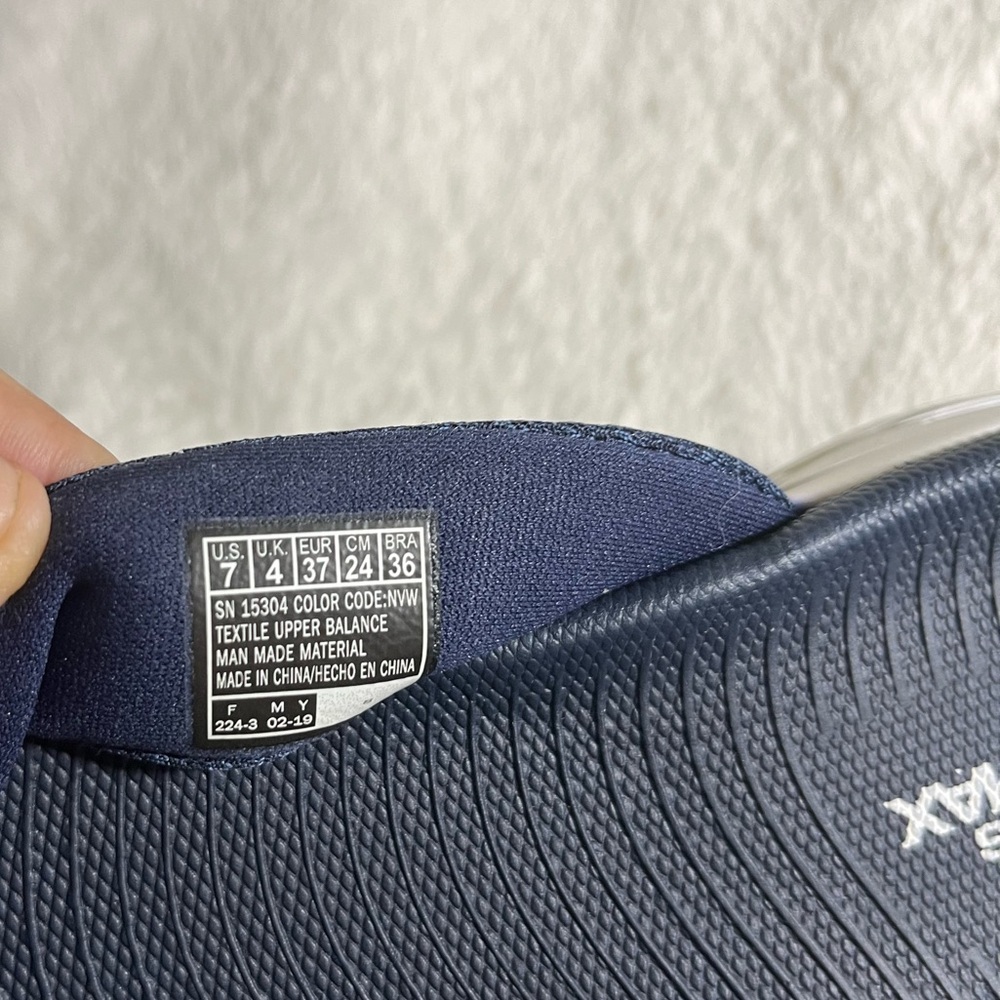 Skechers Goga Max Blue Women’s‎ Flip Flop Sandals Sz 7 - Picture 5 of 6